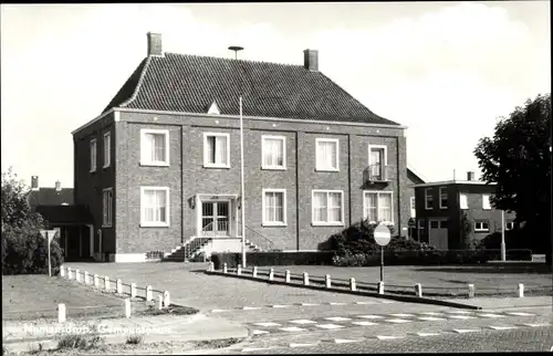 Ak Numansdorp Südholland Niederlande, Gemeentehuis