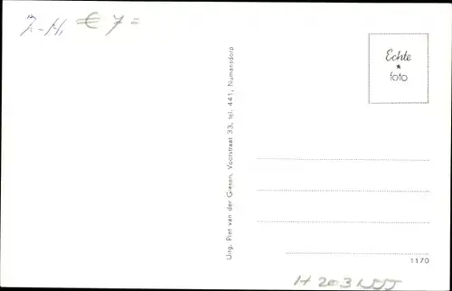 Ak Numansdorp Südholland Niederlande, Gemeentehuis