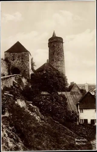 Ak Bautzen in der Lausitz, Mühltor