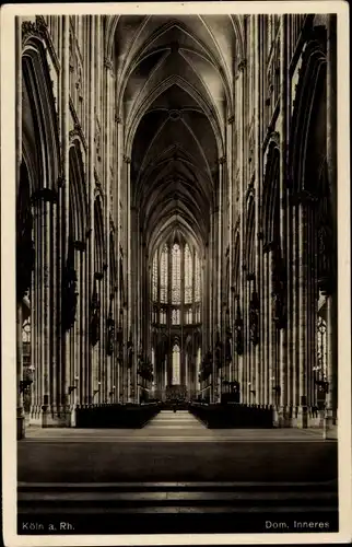 Ak Köln am Rhein, Dom, Inneres