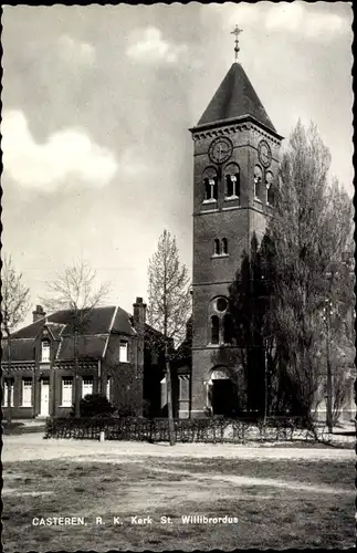 Ak Casteren Nordbrabant Niederlande, R. K. Kerk St. Willibrordus