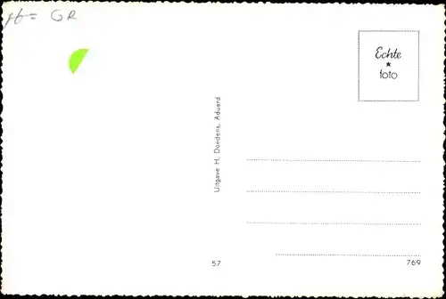 Ak Aduard Groningen Niederlande, Geref. School