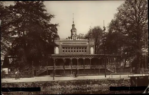 Ak Veendam Groningen Niederlande, Societeit Veenlust