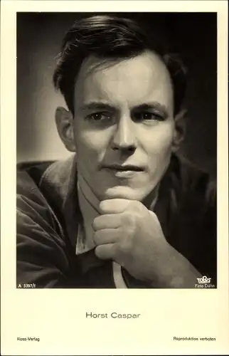 Ak Schauspieler Horst Caspar, Portrait