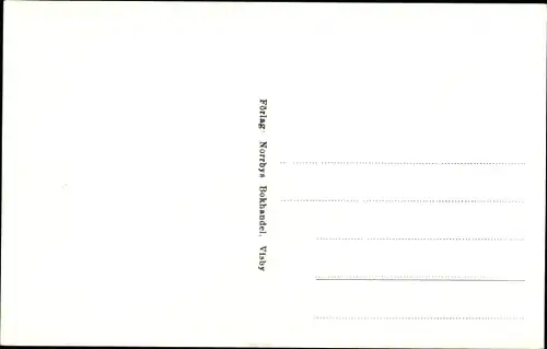 Ak Visby Wisby Schweden, Högklint