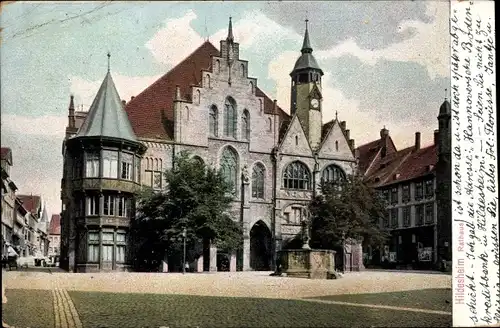 Ak Hildesheim in Niedersachsen, Rathaus