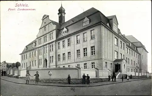 Ak Schleiz in Thüringen, Fürstl. Landesseminar