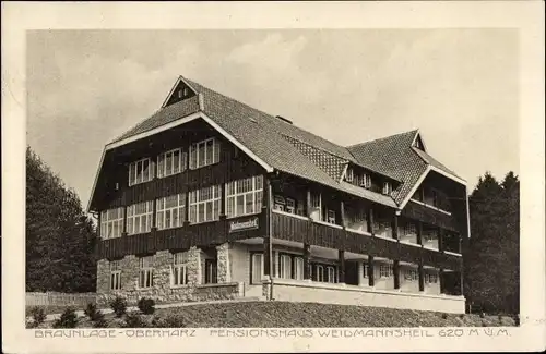Ak Braunlage im Oberharz, Pensionshaus Weidmannsheil