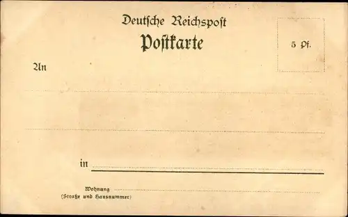 Litho Hannover in Niedersachsen, Stadt im Jahre 1313