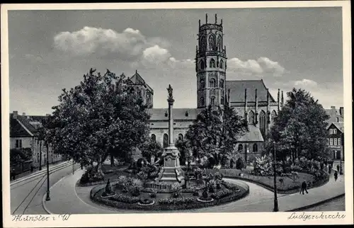 Ak Münster in Westfalen, Ludgerikirche