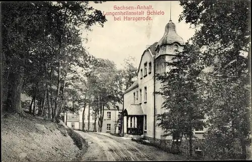 Ak Schielo Harzgerode am Harz, Lungenheilanstalt