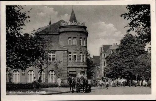 Ak Bitterfeld in Sachsen Anhalt, Hotel Döring