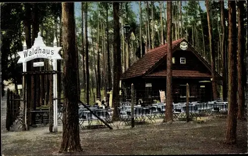 Ak Berlin Wilmersdorf Grunewald, Waldhaus, Gastwirtschaft