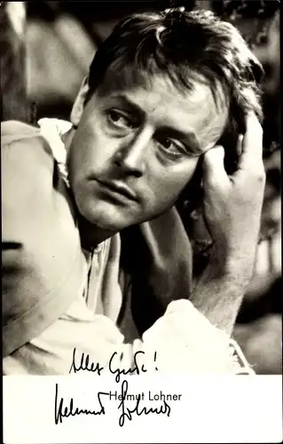 Ak Schauspieler Helmut Lohner, Portrait, Autogramm