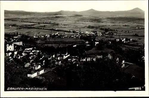 Ak Horní Krupka Ober Graupen im Erzgebirge Region Aussig, Mariaschein, Panorama