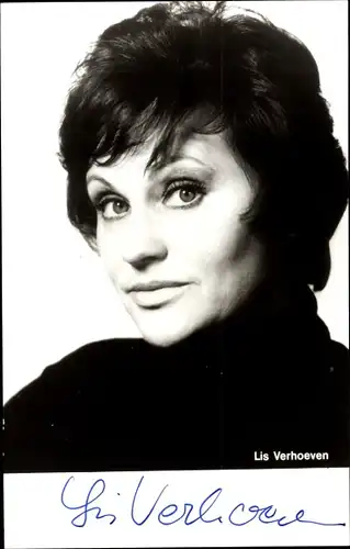 Ak Schauspielerin Lis Verhoeven, Portrait, Autogramm