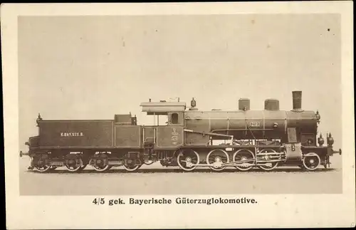 Ak Bayerische Güterzuglokomotive Gattung G 4/5, Bayerische Staatsbahnen