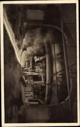 Ak Aus Rheinisch Westfälischen Hüttenwerken, Roheisen Abstich