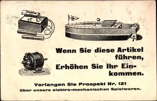 Ak Elektromotoren-Bau Dresden, Wenn Sie diese Artikel führen, Erhöhen Sie Ihr Einkommen, Werbung