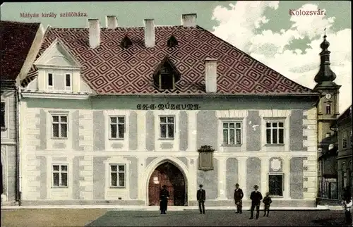 Ak Cluj Napoca Klausenburg Kolozsvar Rumänien, Mátyás király szülőháza
