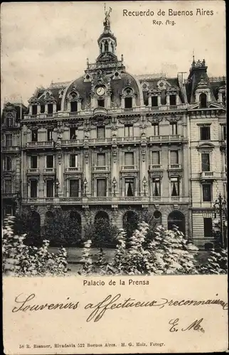 Ak Buenos Aires Argentinien, Palacio de la Prensa