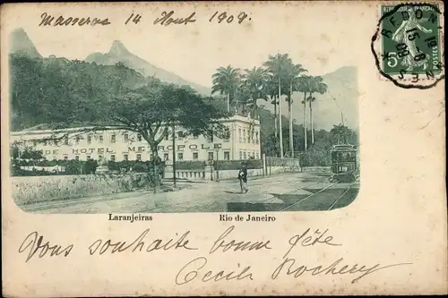 Ak Rio de Janeiro Brasilien, Laranjeiras