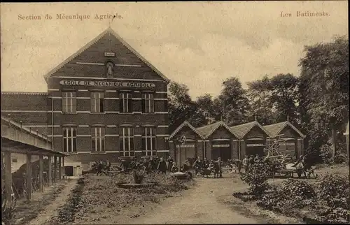 Ak Leuze Wallonien Hennegau, College Episcopal, Ecole Agriculture et de Mecanique Agricole,Batiments