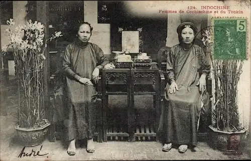 Ak Vietnam, Femmes de Cochinchine et du Tonkin