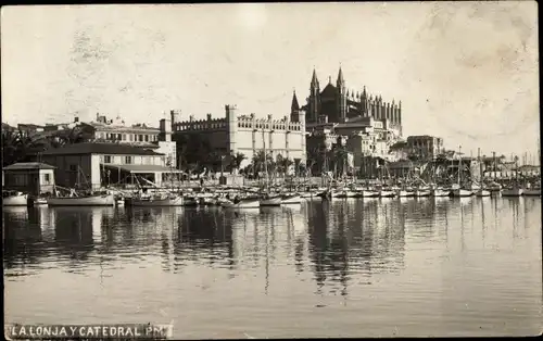 Foto Ak Palma de Mallorca Balearische Inseln, Kathedrale