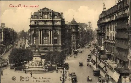 Ak Bruxelles Brüssel, Place de Brouckère