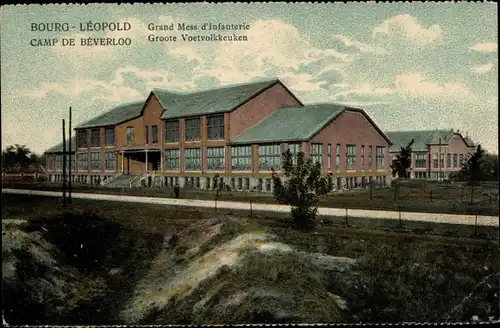 Ak Beverloo Beverlo Beringen Flandern Limburg, Groote Voetvolkkeuken