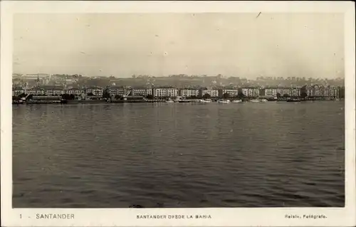 Ak Santander Kantabrien Spanien, Panorama, desde la Bahia