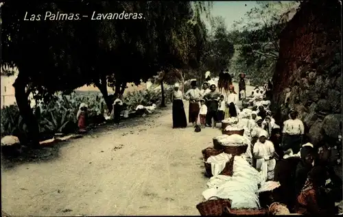 Ak Las Palmas de Gran Canaria Kanarische Inseln, Lavanderas