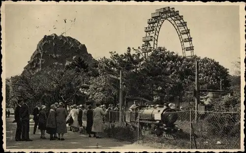 Ak Wien 2 Leopoldstadt, Prater, Fahrgeschäfte, Riesenrad