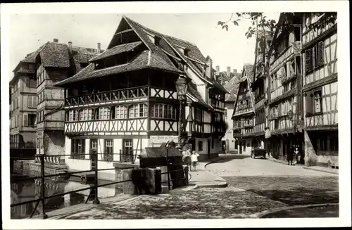 Ak Strasbourg Straßburg Elsass Bas Rhin Pflanzbad