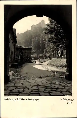Ak Salzburg in Österreich, St. Peter Friedhof