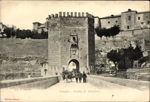 Ak Toledo Kastilien La Mancha Spanien, Puerta de Alcantara