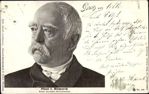 Ak Fürst Otto von Bismarck, Portrait