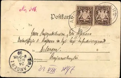Passepartout Ak Fürst Otto von Bismarck, Trauerkarte, Engel