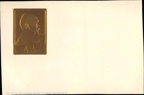 Präge Litho Fürst Otto von Bismarck, Portrait