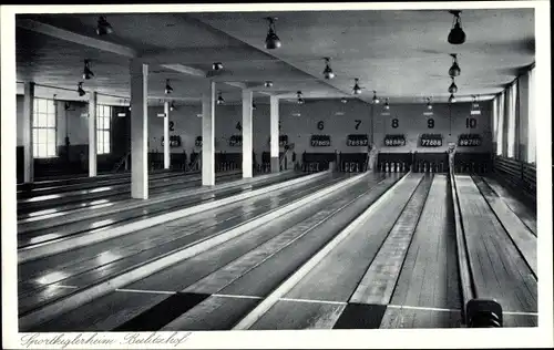 Ak Berlin Zehlendorf Nikolassee, Restaurant Beelitzhof, Sportkeglerheim, Inh. Friedr. Neumann