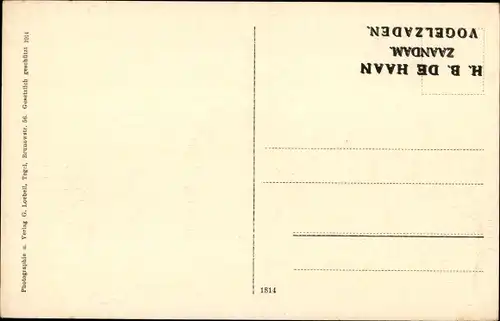 Ak Neuruppin in Brandenburg, Lyzeum, Kriegerdenkmal