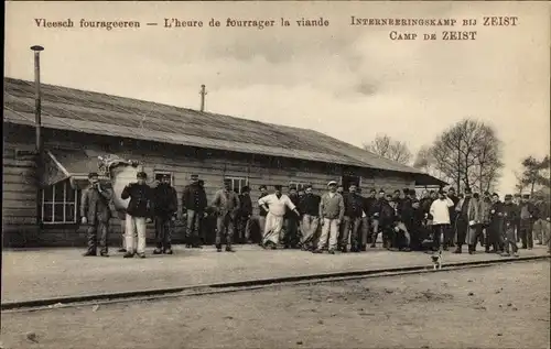 Ak Zeist Utrecht Niederlande, Inerneeringskamp, Internierungslager, Soldaten