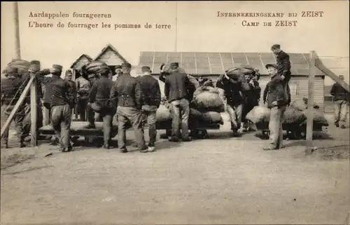 Ak Zeist Utrecht Niederlande, Inerneeringskamp, Internierungslager, Soldaten