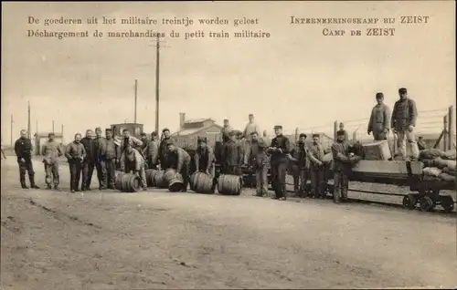 Ak Zeist Utrecht Niederlande, Inerneeringskamp, Internierungslager, Soldaten