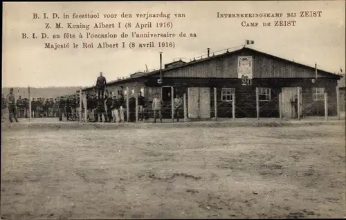 Ak Zeist Utrecht Niederlande, Inerneeringskamp, Internierungslager, Baracke 26