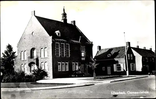Ak Meerkerk Südholland, Gemeentehuis