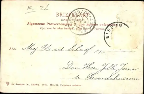 Ak Arnemuiden Zeeland, Menschen in Trachten, Boot