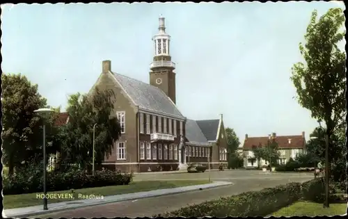 Ak Hoogeveen Drenthe, Raadhuis