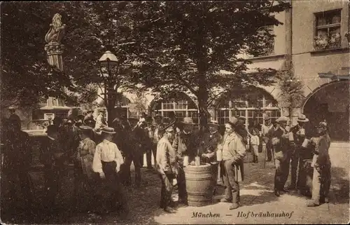 Ak München Bayern, Hofbräuhaus, Gäste